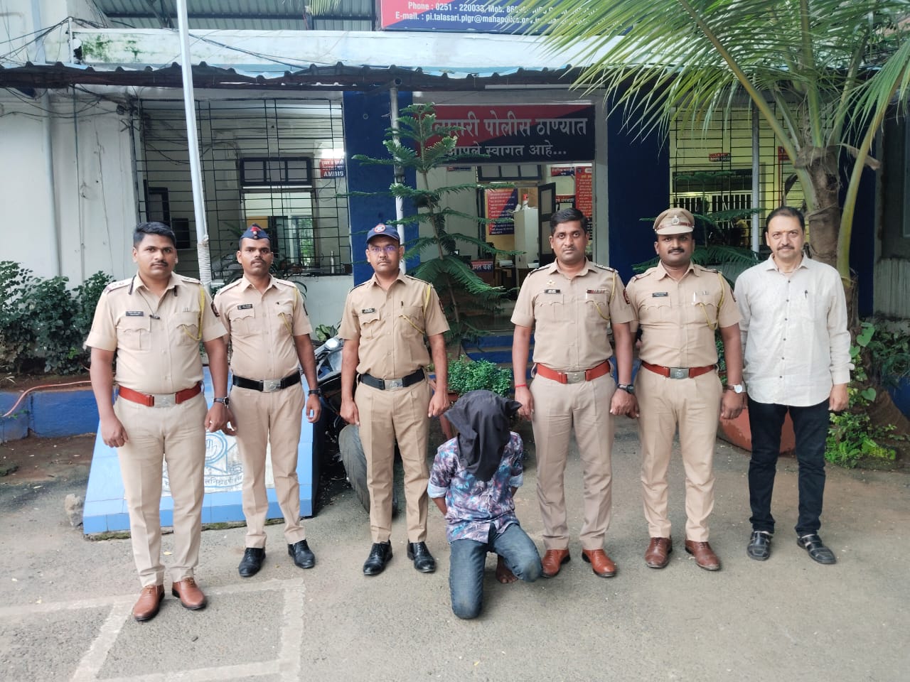 जबरी चोरीतील फरार गुन्हेगार अटकेत – पालघर पोलिसांची यशस्वी कारवाई